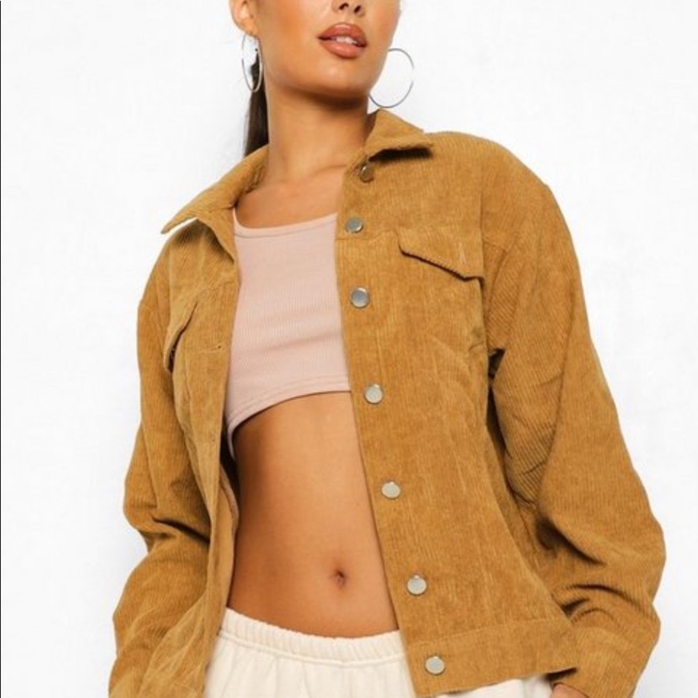 Oversized jean jacket